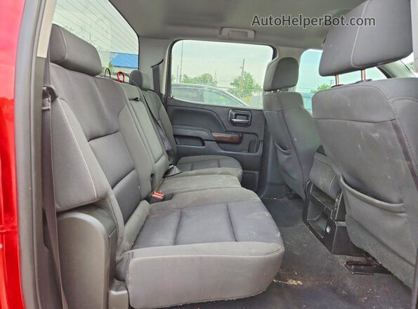 3GTU2MEC2JG611361 2018 GMC SIERRA Red Widok tylnych siedzeń