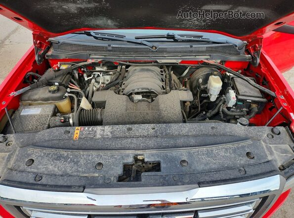 3GTU2MEC2JG611361 2018 GMC SIERRA Red Widok wnętrza z tyłu