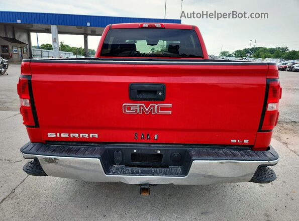 3GTU2MEC2JG611361 2018 GMC SIERRA Red Widok z tyłu