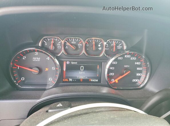 3GTU2MEC4GG250868 2016 GMC SIERRA Черный Вид щитка приборов