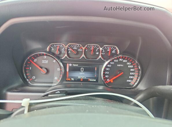 3GTU2MEC5GG242553 2016 GMC SIERRA Red Սարքավորումների վահանակի տեսք