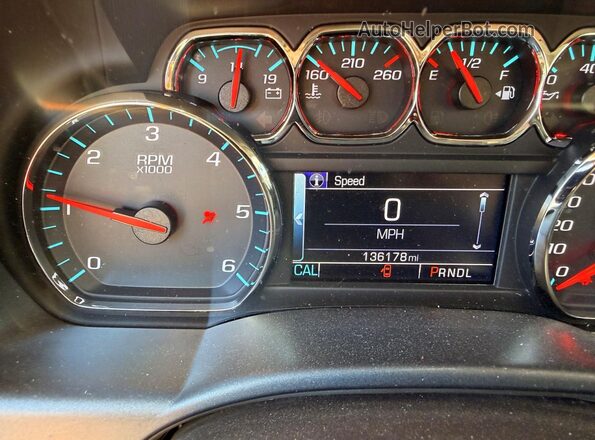 3GTU2MEC6JG401085 2018 GMC SIERRA Белый Вид щитка приборов