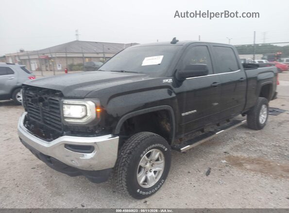 3GTU2MEC7HG413689 2017 GMC SIERRA Black Առջևի ձախ երեք քառորդ տեսարան