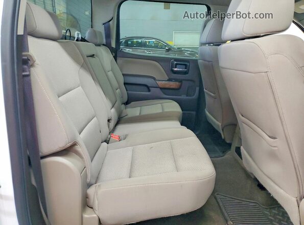 3GTU2MEC7JG100342 2018 GMC SIERRA White Rear seats view