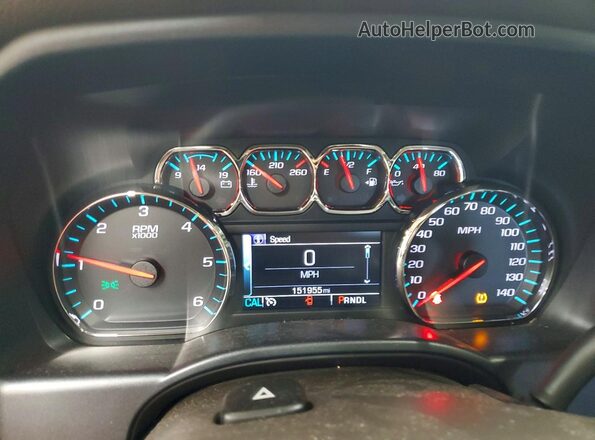 3GTU2MEC7JG100342 2018 GMC SIERRA White Instrument cluster view