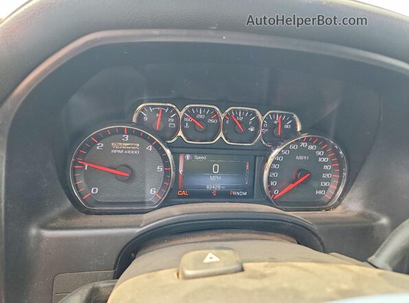 3GTU2MEC8GG165032 2016 GMC SIERRA White Instrument cluster view