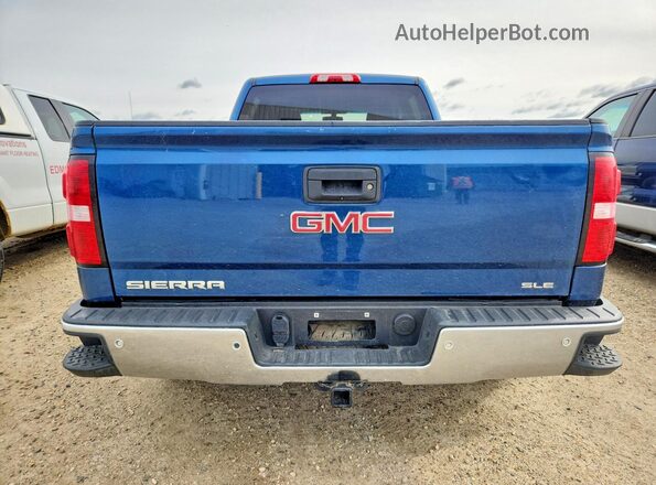 3GTU2MEC8JG185224 2018 GMC SIERRA Blue Rear view