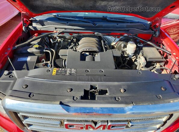 3GTU2MECXHG363628 2017 GMC SIERRA Red Widok wnętrza z tyłu