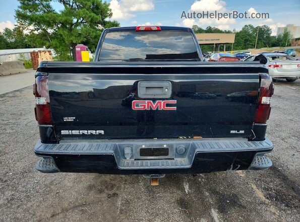 3GTU2MECXHG516900 2017 GMC SIERRA Black Вид ззаду