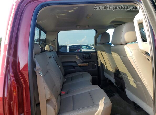 3GTU2NEC0GG261856 2016 GMC SIERRA Burgundy უკანა სავარძლების ხედი