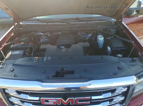 3GTU2NEC0GG261856 2016 GMC SIERRA Burgundy უკანა სალონის ხედი