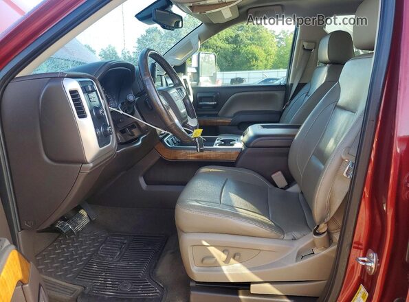3GTU2NEC0GG261856 2016 GMC SIERRA Burgundy წინა სალონის ხედი