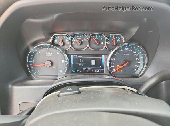 3GTU2NEC0HG474386 2017 GMC SIERRA Black Вид щитка приладів