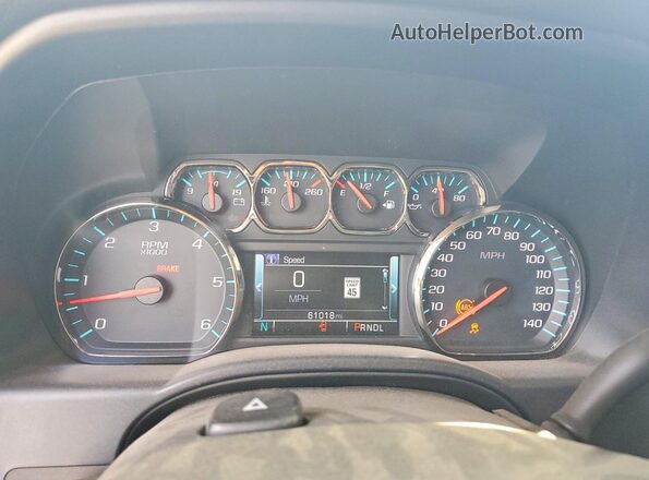 3GTU2NEC0JG451065 2018 GMC SIERRA Black Instrument cluster view