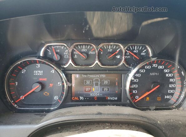 3GTU2NEC1GG161457 2016 GMC SIERRA Blue Սարքավորումների վահանակի տեսք