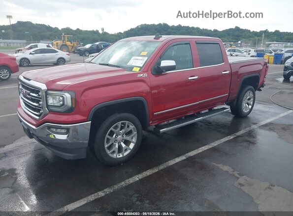 3GTU2NEC1JG280004 2018 GMC SIERRA Red წინა მარცხენა ხედი სამი მეოთხედიდან