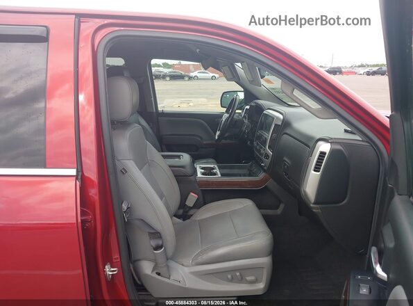 3GTU2NEC1JG280004 2018 GMC SIERRA Red წინა სალონის ხედი