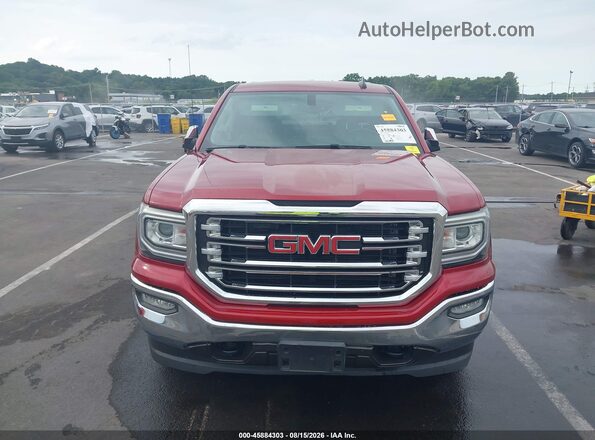 3GTU2NEC1JG280004 2018 GMC SIERRA Red ხელსაწყოთა პანელის ხედი
