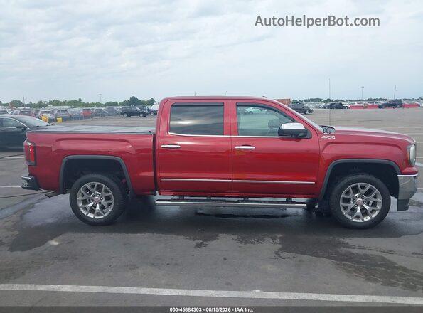 3GTU2NEC1JG280004 2018 GMC SIERRA Red უკანა სალონის ხედი