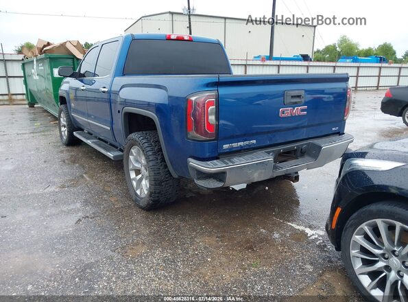 3GTU2NEC1JG280990 2018 GMC SIERRA Blue Задня ліва чверть