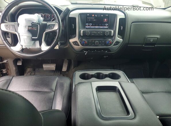 3GTU2NEC2GG227255 2016 GMC SIERRA Коричневый Вид панели приборов