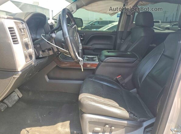 3GTU2NEC2HG219285 2017 GMC SIERRA Silver Widok wnętrza z przodu