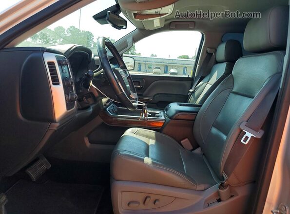 3GTU2NEC2HG372359 2017 GMC SIERRA Silver Widok wnętrza z przodu
