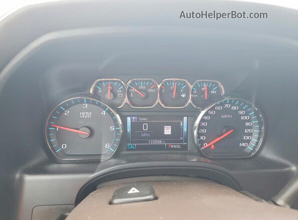 3GTU2NEC3JG445213 2018 GMC SIERRA White Instrument cluster view