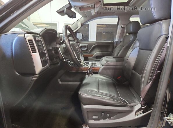 3GTU2NEC4HG505333 2017 GMC SIERRA Черный Вид салона спереди