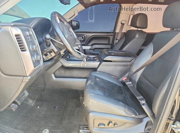 3GTU2NEC4JG223716 2018 GMC SIERRA Black Widok wnętrza z przodu