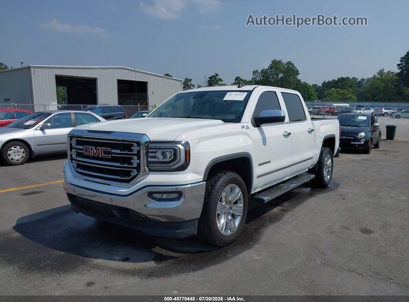 3GTU2NEC4JG372742 2018 GMC SIERRA White Vista tres cuartos delantera izquierda