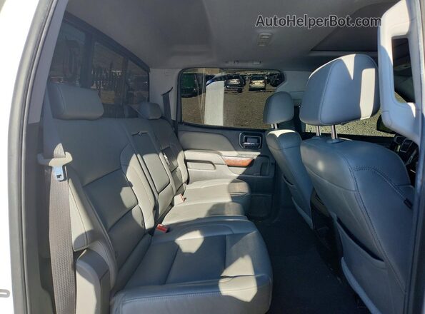 3GTU2NEC4JG617071 2018 GMC SIERRA White უკანა სავარძლების ხედი