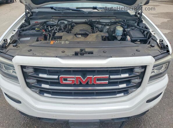 3GTU2NEC5JG384933 2018 GMC SIERRA White Вид задньої частини салону