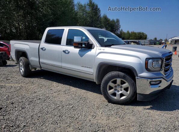 3GTU2NEC6HG213697 2017 GMC SIERRA Серебряный Передняя правая четверть