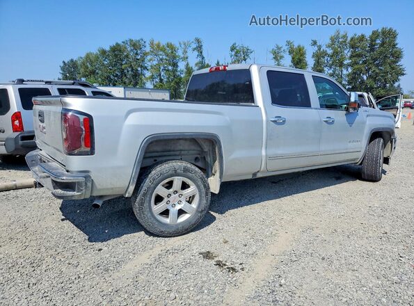 3GTU2NEC6HG213697 2017 GMC SIERRA Серебряный Задняя правая четверть