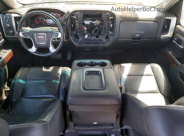 3GTU2NEC7GG295521 2016 GMC SIERRA Charcoal Առջևի վահանակի տեսք