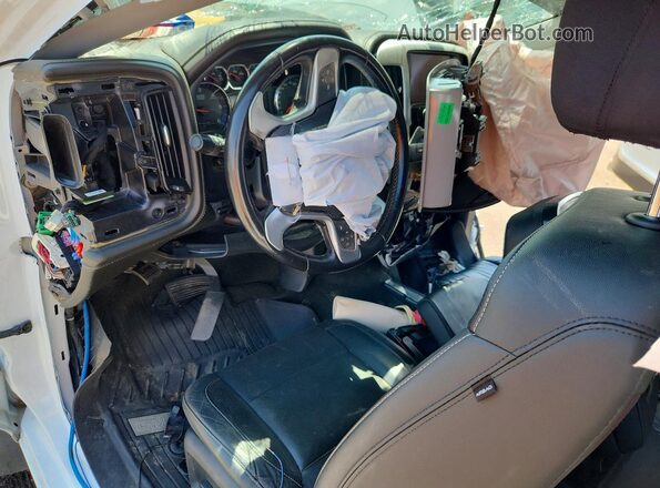 3GTU2NEC7JG236332 2018 GMC SIERRA White Առջևի վահանակի տեսք
