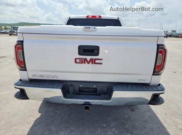 3GTU2NEC7JG592201 2018 GMC SIERRA White Հետևի տեսք
