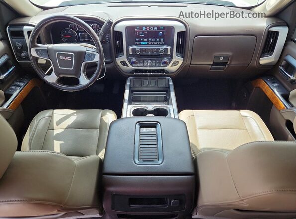 3GTU2NEC7JG592201 2018 GMC SIERRA White Առջևի վահանակի տեսք