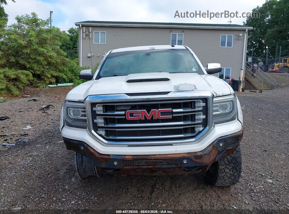 3GTU2NEC8GG187506 2016 GMC SIERRA White Вид щитка приладів
