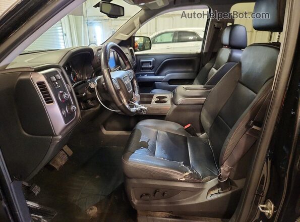 3GTU2NEC8GG332043 2016 GMC SIERRA Black წინა სალონის ხედი