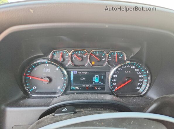 3GTU2NEC8HG327331 2017 GMC SIERRA White Instrument cluster view