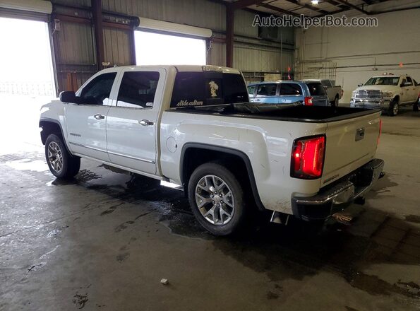 3GTU2NEC8JG633032 2018 GMC SIERRA White Trasero izquierdo