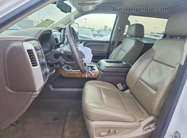 3GTU2NECXGG340838 2016 GMC SIERRA White Widok wnętrza z przodu