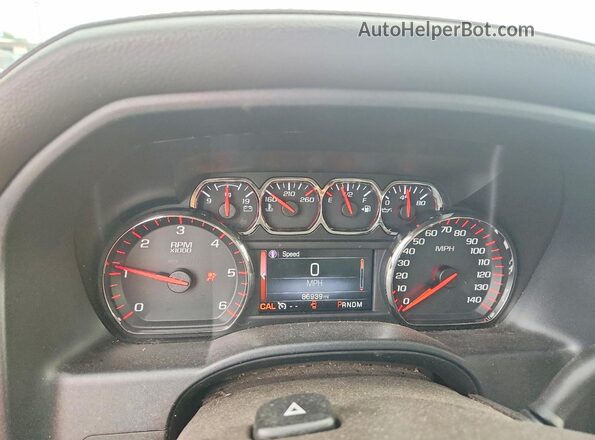 3GTU2NECXGG340838 2016 GMC SIERRA White Widok zestawu wskaźników