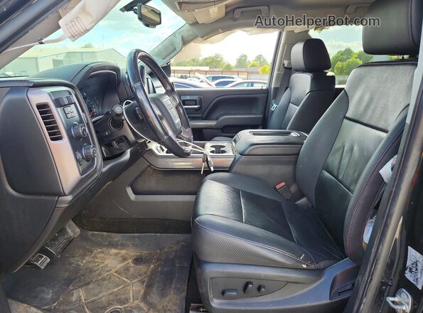 3GTU2NECXJG100793 2018 GMC SIERRA Black Widok wnętrza z przodu