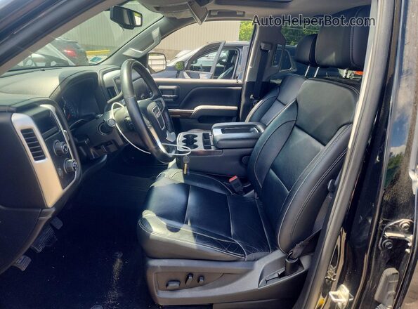 3GTU2NECXJG429784 2018 GMC SIERRA Black Widok wnętrza z przodu