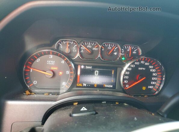 3GTU2NEJ1GG112046 2016 GMC SIERRA Black Vista del cuadro de instrumentos
