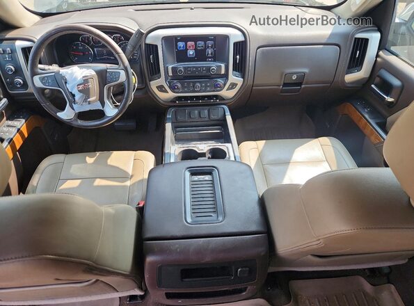 3GTU2NEJ2HG339246 2017 GMC SIERRA Tan Dashboard view