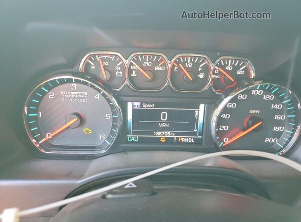 3GTU2NEJ6HG288057 2017 GMC SIERRA Black Instrument cluster view